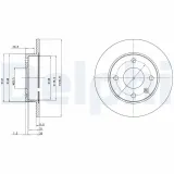 Bremsscheibe DELPHI BG2439