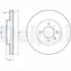 Bremsscheibe DELPHI BG2455 Bild Bremsscheibe DELPHI BG2455