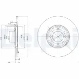 Bremsscheibe DELPHI BG2508