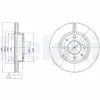 Bremsscheibe DELPHI BG2565