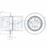 Bremsscheibe DELPHI BG2573