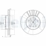 Bremsscheibe DELPHI BG2596