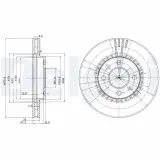 Bremsscheibe DELPHI BG2619