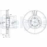 Bremsscheibe DELPHI BG2663