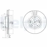 Bremsscheibe DELPHI BG2697