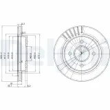 Bremsscheibe DELPHI BG2700