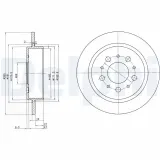 Bremsscheibe DELPHI BG2718