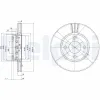 Bremsscheibe Vorderachse DELPHI BG2748 Bild Bremsscheibe Vorderachse DELPHI BG2748