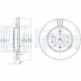 Bremsscheibe DELPHI BG2750