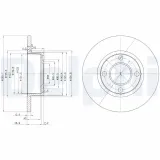 Bremsscheibe DELPHI BG2752