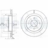 Bremsscheibe DELPHI BG2758