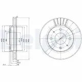 Bremsscheibe DELPHI BG2763