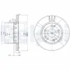 Bremsscheibe Vorderachse DELPHI BG2771 Bild Bremsscheibe Vorderachse DELPHI BG2771