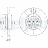 Bremsscheibe Vorderachse DELPHI BG2829