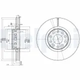 Bremsscheibe DELPHI BG3033