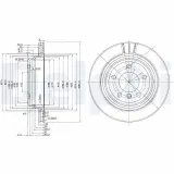 Bremsscheibe DELPHI BG3042