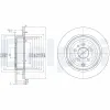 Bremsscheibe Hinterachse DELPHI BG3049 Bild Bremsscheibe Hinterachse DELPHI BG3049