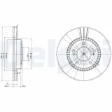 Bremsscheibe DELPHI BG3061