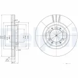 Bremsscheibe DELPHI BG3099