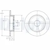 Bremsscheibe DELPHI BG3131