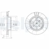 Bremsscheibe DELPHI BG3160