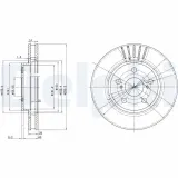 Bremsscheibe DELPHI BG3187