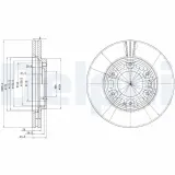 Bremsscheibe DELPHI BG3193