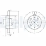 Bremsscheibe DELPHI BG3202