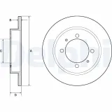 Bremsscheibe DELPHI BG3203