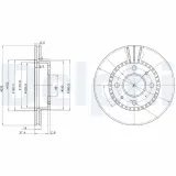 Bremsscheibe DELPHI BG3206