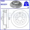 Bremsscheibe DELPHI BG3231