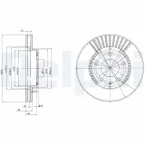 Bremsscheibe DELPHI BG3232