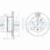 Bremsscheibe DELPHI BG3236