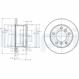 Bremsscheibe DELPHI BG3237