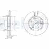 Bremsscheibe DELPHI BG3240C