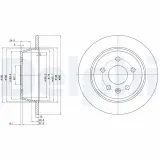 Bremsscheibe DELPHI BG3241