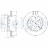 Bremsscheibe DELPHI BG3335