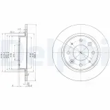 Bremsscheibe DELPHI BG3336