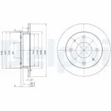 Bremsscheibe DELPHI BG3337