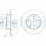 Bremsscheibe DELPHI BG3381