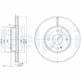 Bremsscheibe DELPHI BG3393