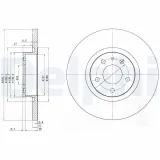 Bremsscheibe DELPHI BG3420