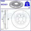Bremsscheibe Vorderachse DELPHI BG3421