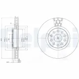 Bremsscheibe Vorderachse DELPHI BG3497