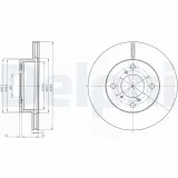 Bremsscheibe DELPHI BG3499