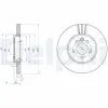 Bremsscheibe DELPHI BG3503