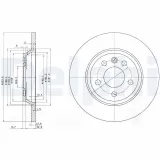 Bremsscheibe DELPHI BG3518