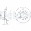 Bremsscheibe Hinterachse DELPHI BG3525