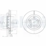 Bremsscheibe DELPHI BG3525