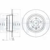 Bremsscheibe DELPHI BG3550